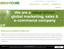 Tablet Screenshot of brightcore.com